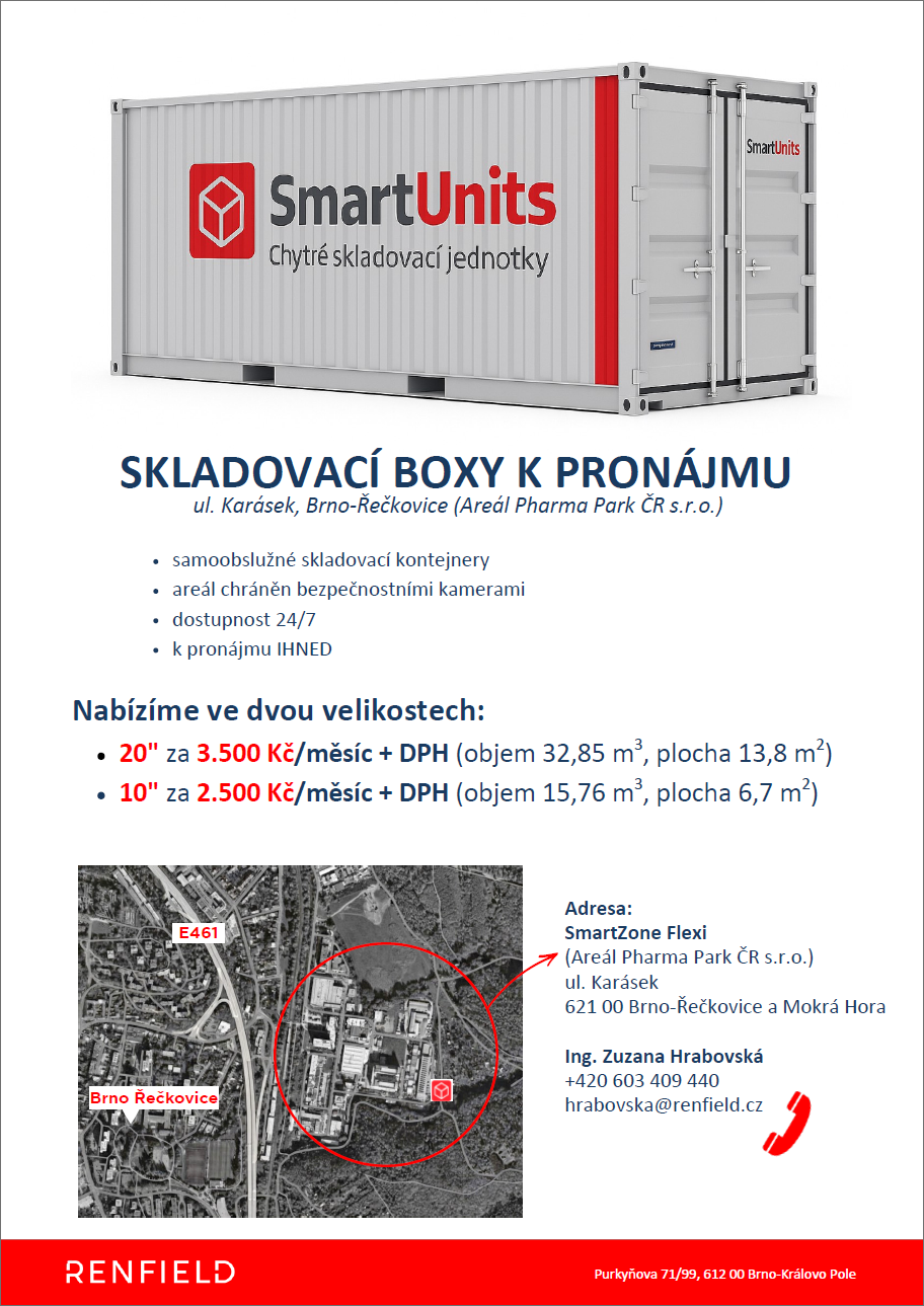 Pronájem skladovacích boxů